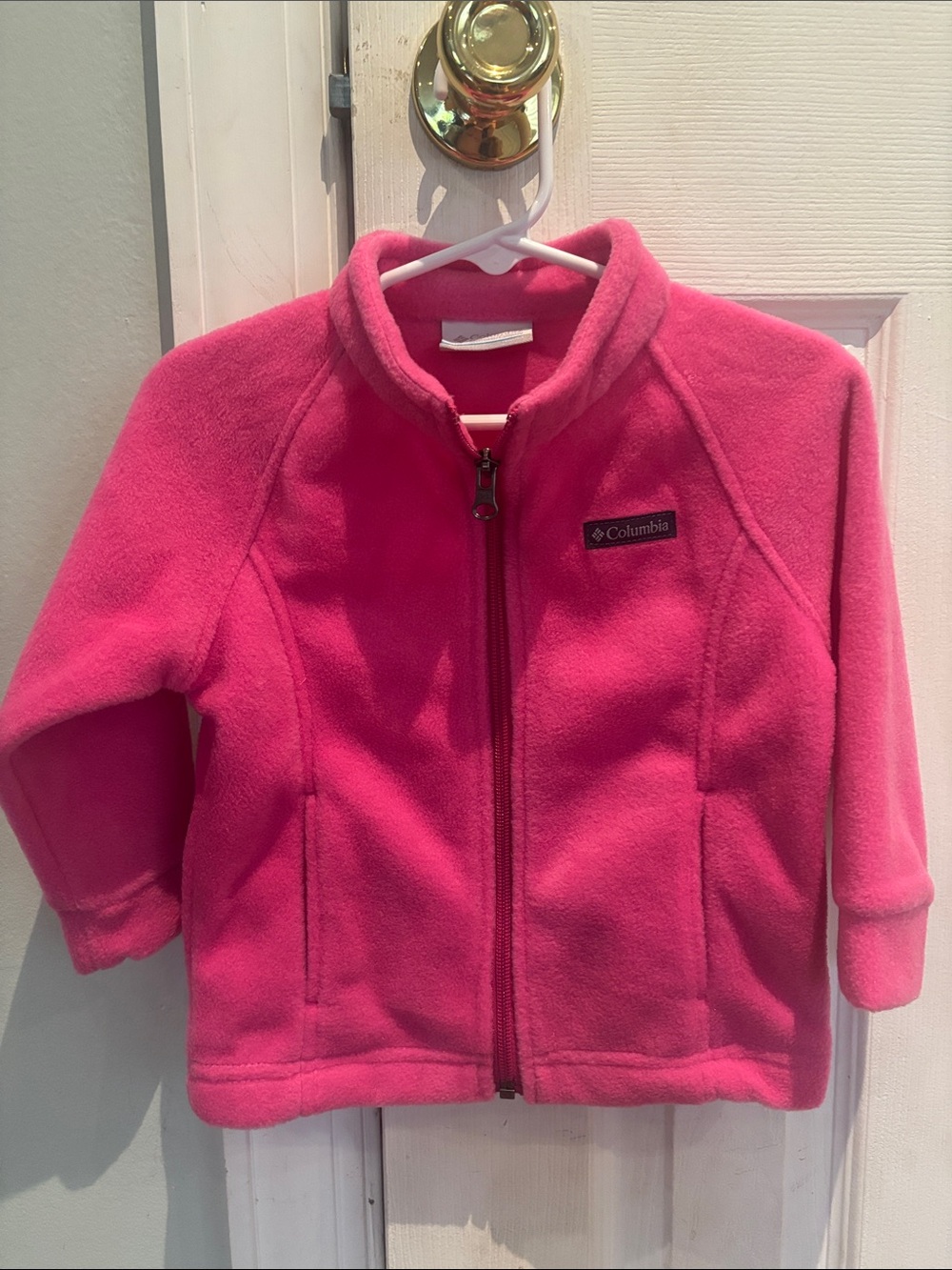 Columbia Kids Hot Pink Full-Zip Fleece Jacket